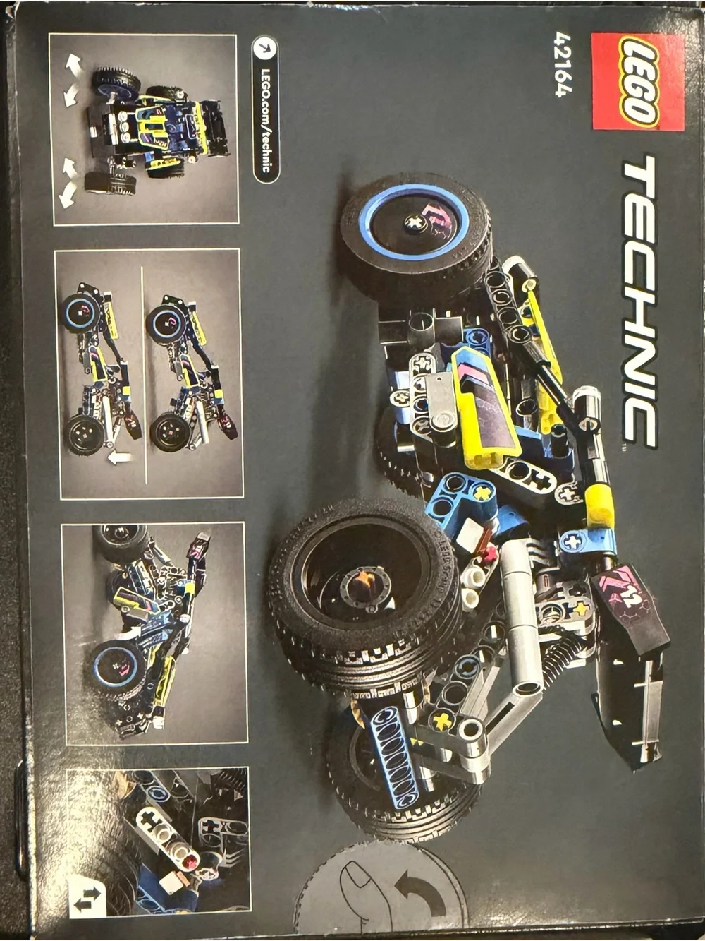 Lego Technic Blue and Yellow Off-Road Buggy